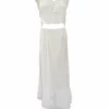 Annie's Archive 1940s White Two-Piece Slip Dress 2 Annie's Archive 1940s White Two-Piece Slip Dress