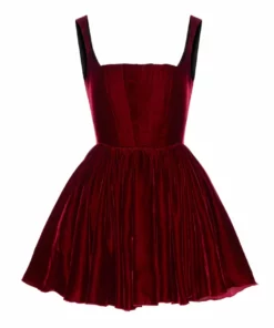Silvia Astore Velvet Red Annie Dress