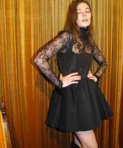 Amuse Bouche Black Lace Aleera Top