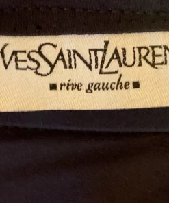 Annie's Archive Yves Saint Laurent Black Ruched Skirt 7 Annie's Archive Yves Saint Laurent Black Ruched Skirt