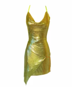 Poster Girl Adrienne Dress - Citrine