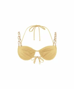 Dilara Findikoglu Belly Dance Bikini Top- Yellow