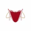 Dilara Findikoglu Belly Dance Bikini Bottom- Red 2 Dilara Findikoglu Belly Dance Bikini Bottom- Red