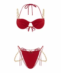 Dilara Findikoglu Belly Dance Bikini Bottom- Red