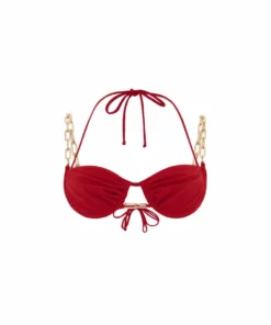 Dilara Findikoglu Belly Dance Bikini Top- Red