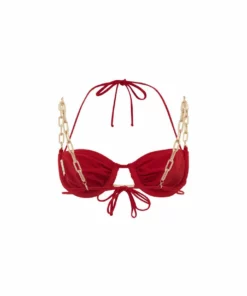 Dilara Findikoglu Belly Dance Bikini Top- Red 7 Dilara Findikoglu Belly Dance Bikini Top- Red