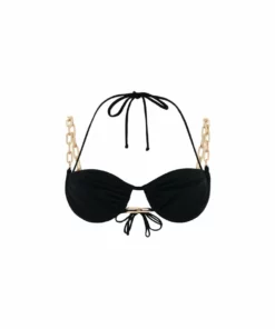 Dilara Findikoglu Belly Dance Bikini Top- Black