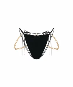 Dilara Findikoglu Belly Dance Bikini Bottom- Black
