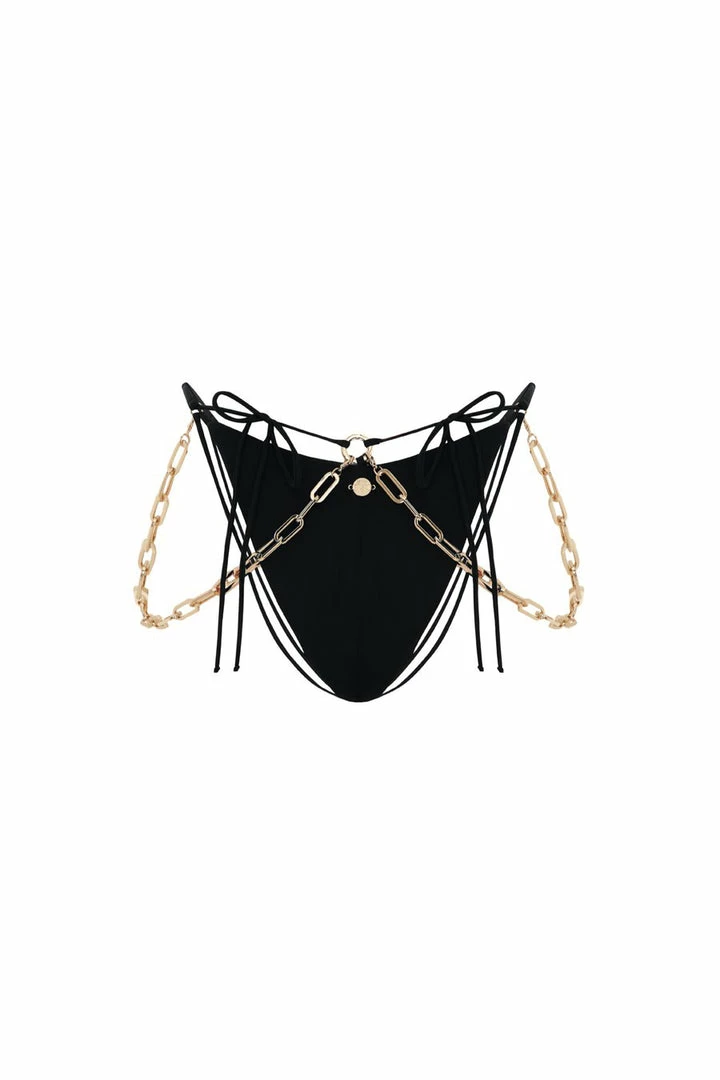 Dilara Findikoglu Belly Dance Bikini Bottom- Black 5 Dilara Findikoglu Belly Dance Bikini Bottom- Black
