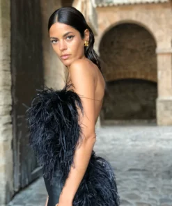 Annie's Ibiza Audrey Ostrich Feather Body Tops