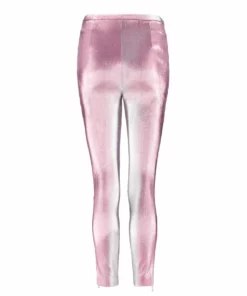 Area Metallic Ankle Zip Leggings