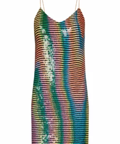 Ashish Sequin Mini Trippy Dress