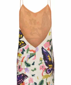 Ashish Sequin Butterfly Mini Dress