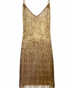 Javier Osorio Athena Gold Dress