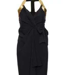 Annie's Archive 1994 Spring-Summer Moschino Cocktail Sequin "Peace" Sign Dress. Rent: £135/Day