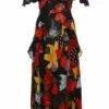 RIXO Evie Spotted Lily Garden Dress