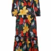 RIXO Monet Spotted Lily Garden Dress