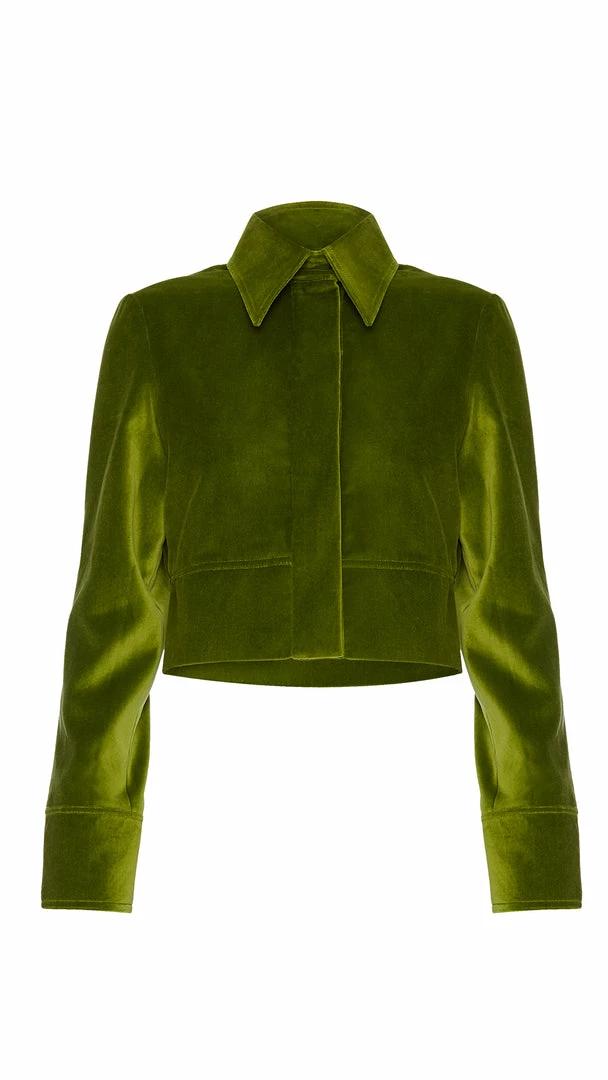 Wrong Generation The Cropped Jacket-Green 3 Wrong Generation The Cropped Jacket-Green