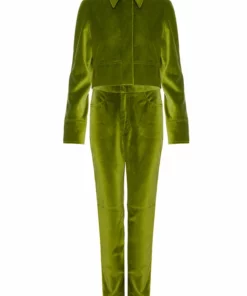 Wrong Generation The Cropped Jacket-Green