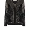 Annie's Archive Silver And Black Beaded Jacket 1 Annie's Archive Silver And Black Beaded Jacket