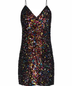 Ashish Black Multi Sequin Mini Dress 13 Ashish Black Multi Sequin Mini Dress