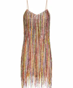 Ashish Sequin Fringe Mini Dress