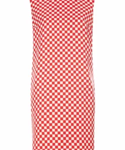 Annie's Archive Versace Couture F/W 95 Red Checks Dress