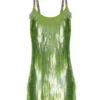 Silvia Astore Colibri Green Sequin Dress