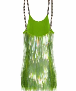 Silvia Astore Colibri Green Sequin Dress