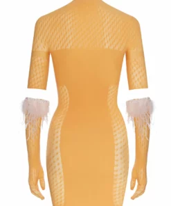 Poster Girl Pandora Dress - Papaya