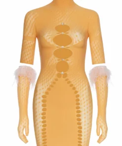 Poster Girl Pandora Dress - Papaya