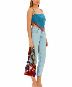 Area Handkerchief Ombre Bandeau Top