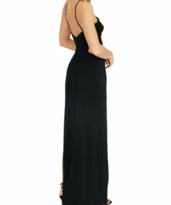 Monot Cut-Out Halterback Dress