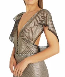 Annie's Archive 1920's Silver Egyptian Gown