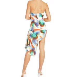 Kim Shui Qi Pao Mix Print Dress 10 Kim Shui Qi Pao Mix Print Dress