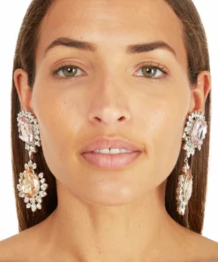 Annie's Ibiza Rose And Champagne Earrings