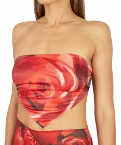 Kim Shui Rose Scarf Top