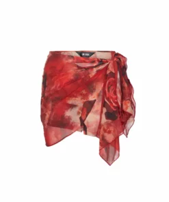 Kim Shui Rose Wrap Skort