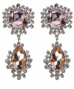 Annie's Ibiza Rose And Champagne Earrings