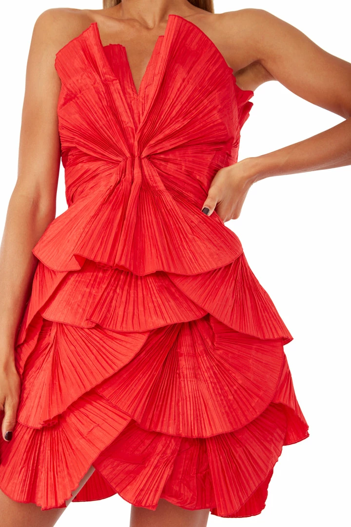 Annie's Archive 80's Red Pleated Mini Dress. Rent: £75/Day 5 Annie's Archive 80's Red Pleated Mini Dress. Rent: £75/Day