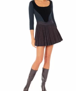 Annie's Archive 1990s Vivienne Westwood Black Velvet And Jersey Long Sleeved Corset. Rent: £155/Day