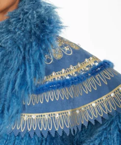 Annie's Archive 80's Zandra Rhodes Mongolian Fur Cape. Rent: £130/Day