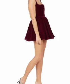 Silvia Astore Velvet Red Annie Dress 12 Silvia Astore Velvet Red Annie Dress