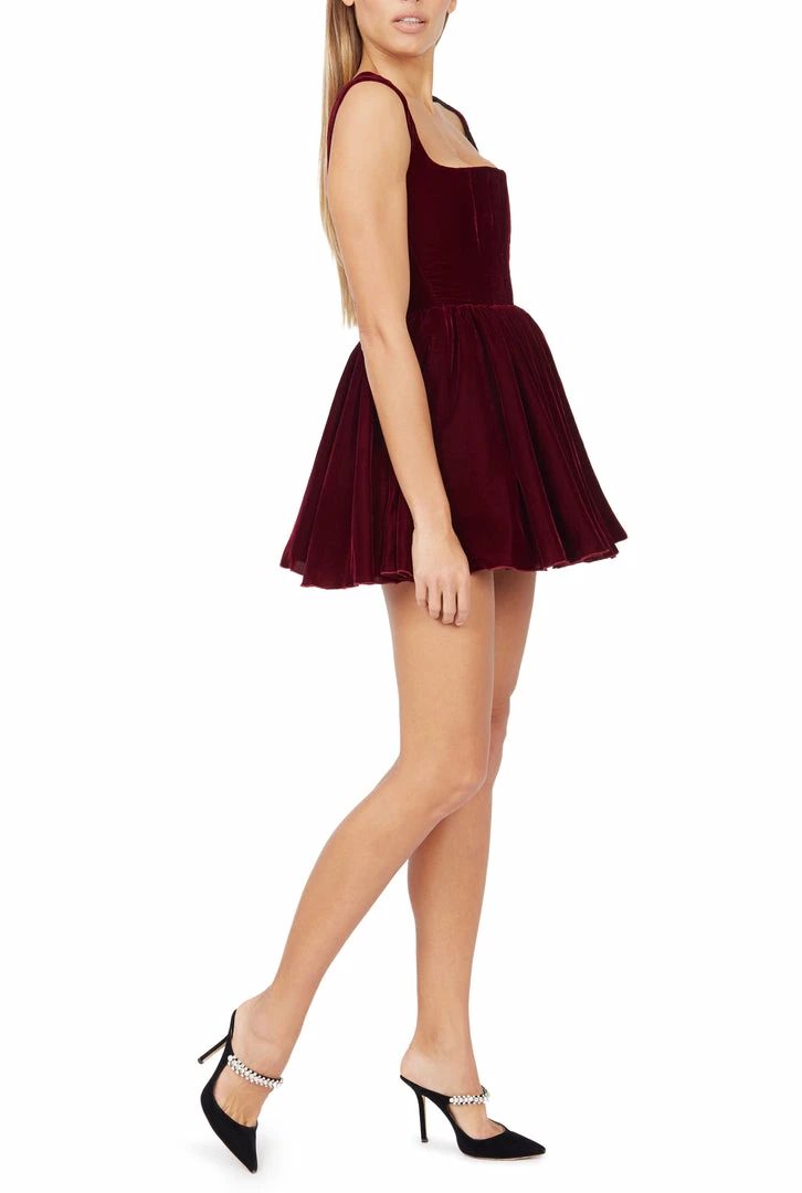 Silvia Astore Velvet Red Annie Dress 7 Silvia Astore Velvet Red Annie Dress