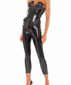 Annie's Ibiza Latex Black Corset Jack Irving Body. Rental: £80/Day