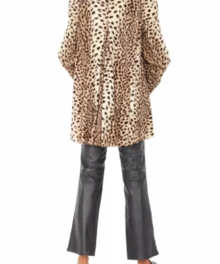 Annie's Archive 1970's Biba Faux Leopard Plush Swing Jacket. Rent: £645/Day