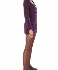 Silvia Astore Sophie Mini Skirt- Plum
