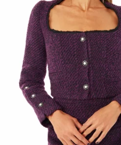 Silvia Astore Sophie Mini Skirt- Plum