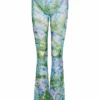 Richard Quinn Monet Mesh Flared Pants