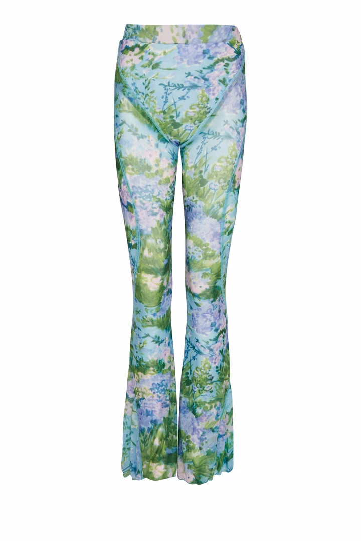 Richard Quinn Monet Mesh Flared Pants 3 Richard Quinn Monet Mesh Flared Pants